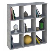 POLINI Стеллаж Polini Home Smart Кубический 9 секции, бетон (1кор)