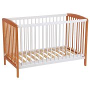POLINI Кроватка детская Polini kids Simple 101, белый-бук (1кор)