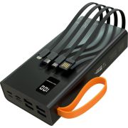 Зарядное устройство MORE CHOICE (4620202550576) PB22-30 с кабелем 2USB 2.1A - 30000mAh черный