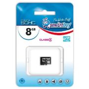 SMARTBUY (SB8GBSDCL4-00) MicroSDHC 8GB Сlass4