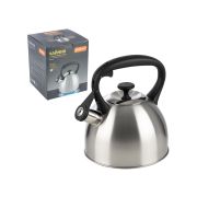 Чайник со свистком MALLONY POESIA объём 2,5 л из нержавеющей стали со свистком, матовый (9856