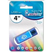 Флеш диск Smartbuy 4GB GLOSSY SERIES BLUE