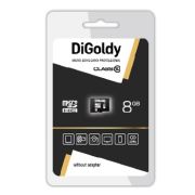 Карта памяти DIGOLDY MicroSDHC 8GB Class10 - б/а