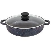 Жаровня ТРАДИЦИЯ ТС9243 а/пр литая 24см стекл/кр Сапфир