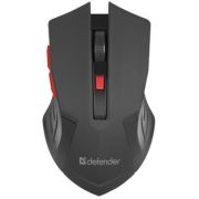 Мышь DEFENDER (52276) Accura MM-275 красный/черный