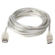 SMARTBUY (К-855-80) SmartTrack USB2.0 Am-Af, прозрачный - 5,0 м