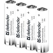 DEFENDER (56066) R6-12S АА, шринк, 12 шт., Zinc