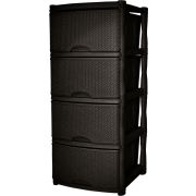 KEEPLEX KL377312011 Rattan четырехсекционный 50х41,5х55,5см темный каштан