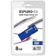 EXPLOYD 8GB-580-синий [EX-8GB-580-Blue]
