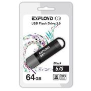 EXPLOYD 64GB 570 черный [EX-64GB-570-Black]