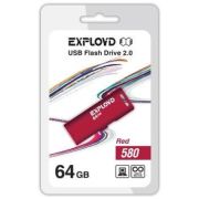 EXPLOYD 64GB 580 красный [EX-64GB-580-Red]