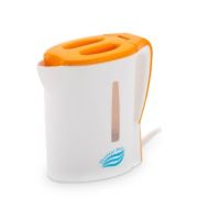 Электрочайник Великие Реки Мая-1 бело-оранжевый, 0,5 л