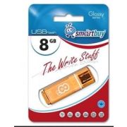 USB флеш SMARTBUY (SB8GBGS-Or) 8GB GLOSSY SERIES ORANGE