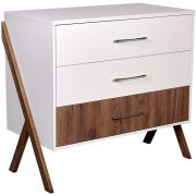 POLINI Комод kids Porto 2200 белый-дуб крафт (2 кор.)