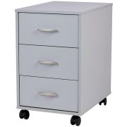 POLINI Тумба с ящиками kids Mirum на колесах 40х55см серый (1 кор.)