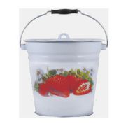 Ведро 12,0 л с крыш., с рис. С-1224/4Рб. С-1224/4Км