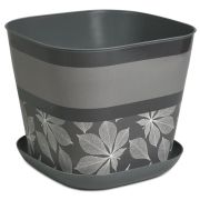 Кашпо VIOLET Листопад 9,8л (темно-серый) 38198151