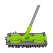РЫЖИЙ КОТ Швабра для пола с насадкой из микрофибры CLAMP на защелках (310460)