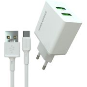 СЗУ MORE CHOICE (4610196409035) NC11m White - СЗУ 2USB 2.4A для micro USB
