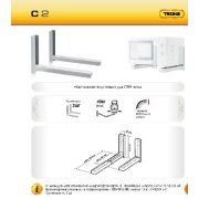 Кронштейн TRONE С-2/для СВЧ/ белый