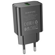 СЗУ BOROFONE (6974443388541) BA72A Spring 1USB QC3.0 черный