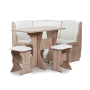 БИТЕЛ Кухонный уголок НАРЦИСС ОДНОТОН. ДУБ СОНОМА/Борнео милк