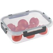 LEONORD Контейнер, Praktisch, объем: 1500 мл, из жаропрочного стекла с пластик крышкой со съёмными защёлками (106072)