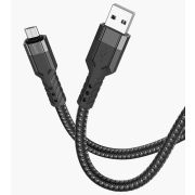 HOCO (6931474770585) U110 MicroUSB (m) 1.2m - черный