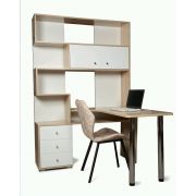 БИТЕЛ СК-10 правый Дуб Сонома/Белый, хром