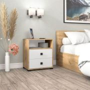 БИТЕЛ ЛАУРА Дуб крафт золотой/Белый (1 кор.)