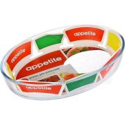 Форма APPETITE PL10 стекл овал 35x24x6см/3,2л