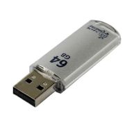 SMARTBUY (SB64GBVC-S3) 64GB V-CUT SILVER USB 3.0