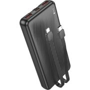 BOROFONE (6941991111853) BJ57 10000mAh 2USB+Type-C 2.4A 22.5W+PD 20W , Black