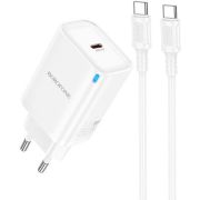 BOROFONE (6941991117541) BA86Aaa 1Type-C 3.0A PD 45W , White
