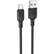 BOROFONE (6941991115554) BX113 USB 3.0A для Type-C Black 3 м