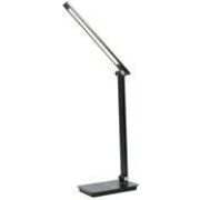 ULTRAFLASH (15724) UF-834 C02 черный (Led св-к настольный, 8Вт, 5 ССТ, диммируемый, ночник, таймер, зарядка)
