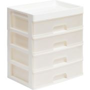 VIOLET для мелочей 4 ящика (белый/перламутр) 340406