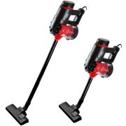 Пылесос GINZZU VS115 вертикальный черно/красный