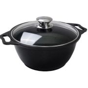 Кастрюля КУКМОР к31а а/пр литая 3,0л стекл/кр