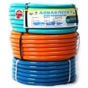 Шланг «АКВАБЛЕСК» 3/4 дюйма 20м. (ПВХ, арм., 3-х слойный, синий)