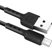 DEFENDER (87115BLA) USB кабель F181 Micro 1м, 2.4А, нейлон