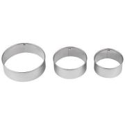 MALLONY Набор форм для выпечки и вырубки теста TORTA, 3 шт., круг (108356)