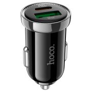 АЗУ HOCO (6931474757241) Z44 Leading PD20W+QC3.0 car charger черный