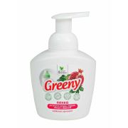 CLEAN&GREEN CG8328 Greeny нежный гранат пенка для посуды, игрушек, овощей и фруктов 400мл