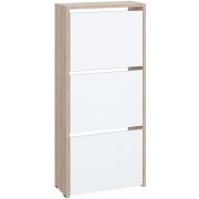 МЕБЕЛЬ-КОМПЛЕКС ЛАЙТ Обувница 3 секц Дуб Сонома / Белый (1 кор.)
