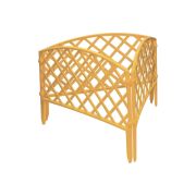 PALISAD Забор декоративный Сетка , 24 х 320 см, желтый 65001