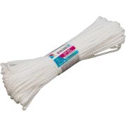 PALISAD HOME полипропиленовый с сердечником, 5 мм L 20 м, белый, Home Palisad 937115