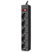SVEN SF-05E 3,0 м (5 розеток) черный