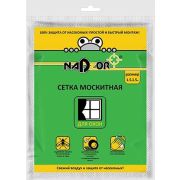 NADZOR Сетка москитная для окон, 1,5*1,5 м, белая, в пакете, MSN015P