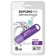 Флеш диск EXPLOYD EX-4GB-570-пурпур